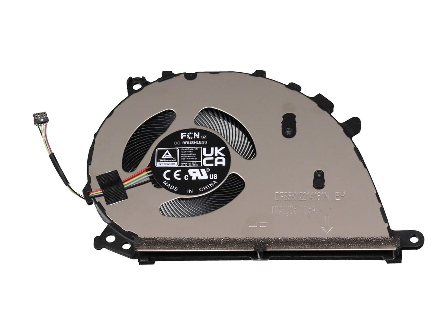New Laptop CPU Cooling Fan for ASUS ZenBook 13 BX325 BX425 UM325 UM325UA UX325 US325E UX325EA UX325IA UX325J UX325JA UX325SA UX325UA 14 UM425 UM425IA UM425UA UX425 UX425E UX425EA UX425IA UX425UA UX425UAZ UX435EGL U4700E U4700I U4700J 13NB0QY0T02011 DFS5K12214161N FMJ3 HQ23300063000 HQ23300243000 13NB0QY0T02111 DC5V