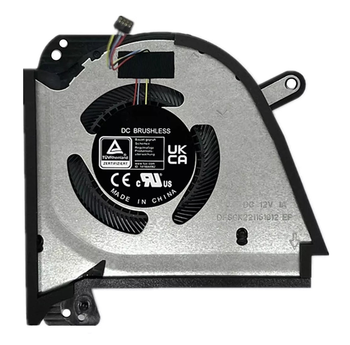 New Laptop GPU Cooling Fan for ASUS ROG Fantasy 15 16 Zephyrus G15 GA503 GA503R GA503RM GA503RS GA503RW GA503RX UX325SA UX325UA 13NR0800T04011 DQ5DC87G001 DFSCK221151812 FPPQ GPU Graphics Video VGA Cooling Fan DC12V (Not 5V)