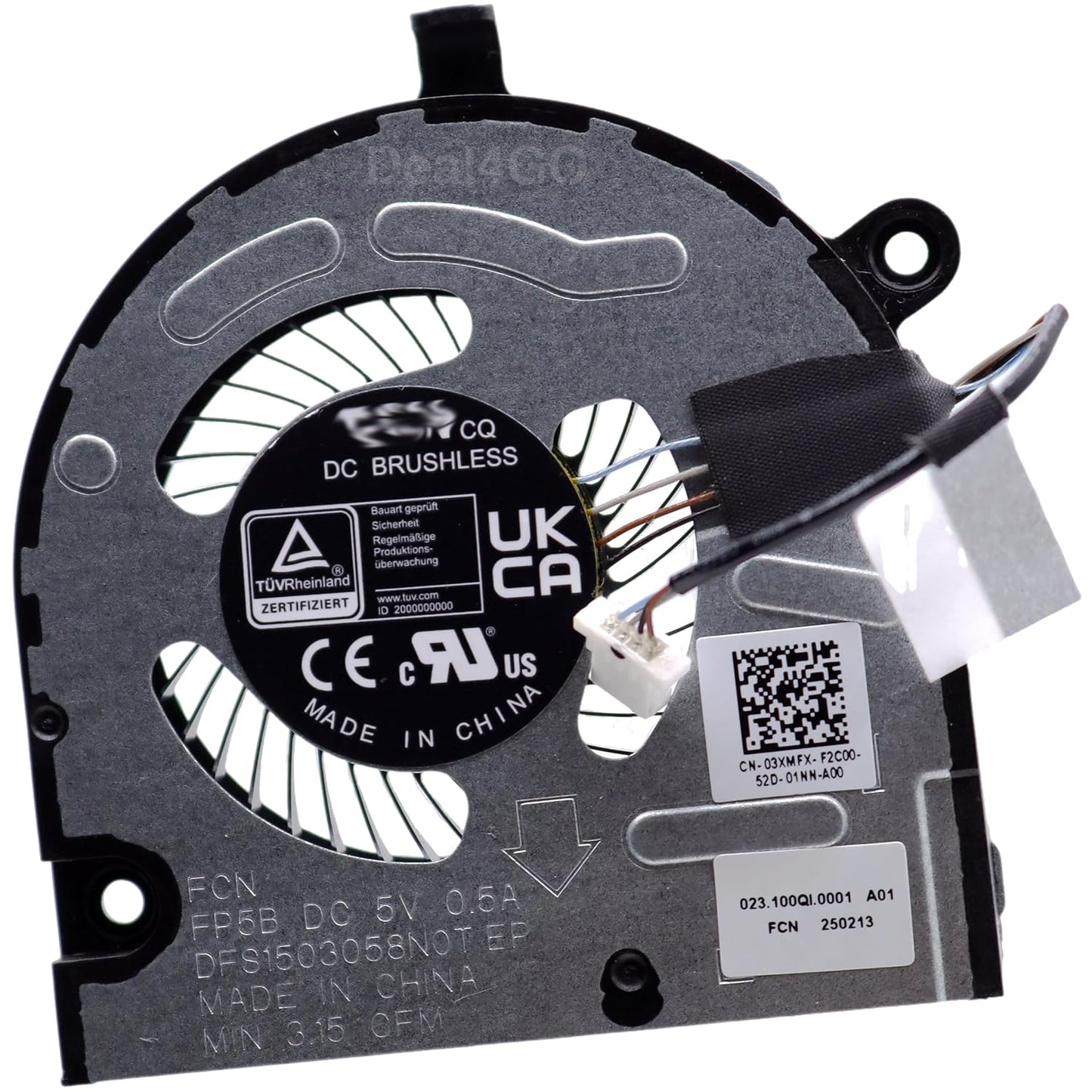 Dell GPU Cooling Fan for Inspiron 13 Pro 5320 5325 5330 - 3XMFX 03XMFX