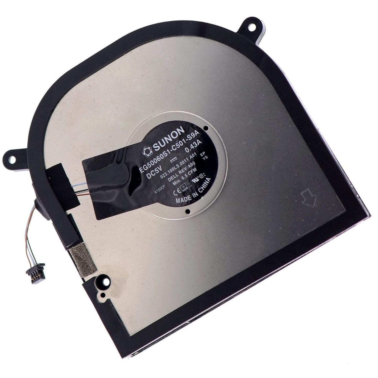 New Laptop GPU Cooling Fan for Dell Precision 5750 5760 M5750 M5760 XPS 17 9700 9710 9720 17-9700 17-9710 17-9720 CV6MT 0XR6Y MXF81 0CV6MT 00XR6Y 0MXF81 023.100LS.0001 EG50060S1-C500-S9A EG50060S1-C501-S9A ND85C020-20H20 Left Side GPU Graphics VGA Video Cooling Fan DC5V Discrete GPU Models Only
