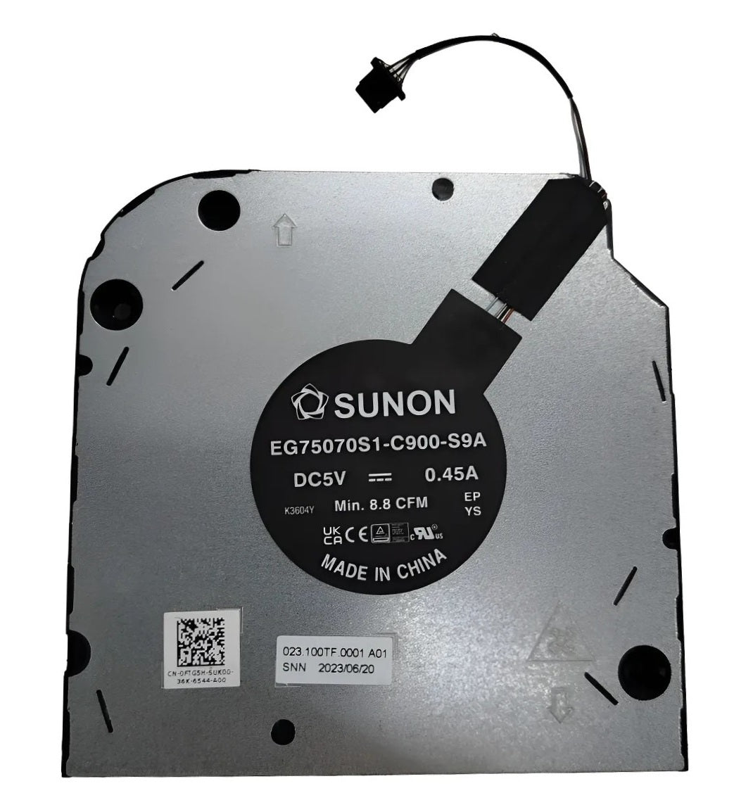 Dell CPU Cooling Fan - Precision 3581 FTG5H 0FTG5H EG75070S1-C900-S9A