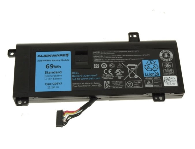 Dell Battery Pack for Alienware 14 A14 ALW14D M14x R3 R4 G05YJ Genuine