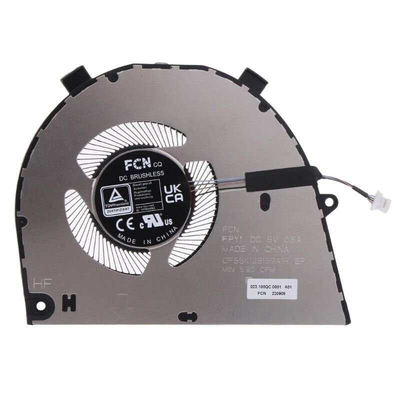 New Laptop CPU Cooling Fan for Dell Inspiron 7620 2-in-1 Vostro 16 5620 5625 V5620 V5625 Inspiron 16 5620 (Not RTX2050) 023.100QC.0001 DFS5K12B159A1R FPY1 BNA506S5H-000P EGC-70061S1-0BHB6 EGC-70061F1-0AH 0T8R2T T8R2T DC5V