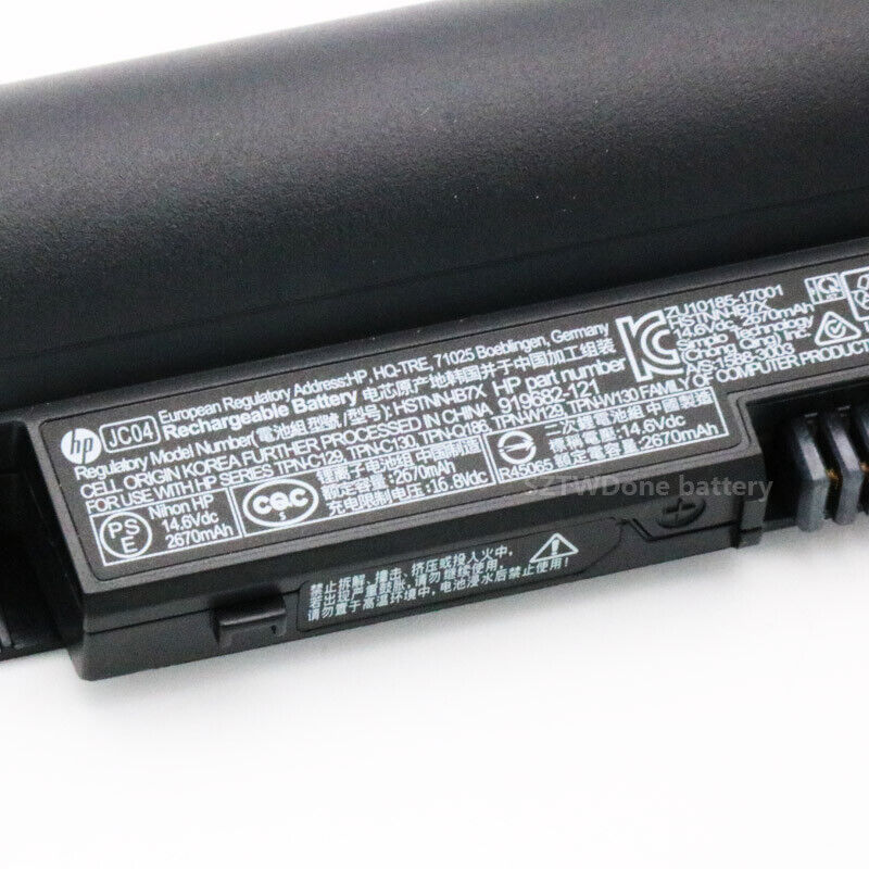 HP Battery Pack for 14-BW 15-BS 15-BW 17-BS 255 G6 255G6 JC03 JC04 New