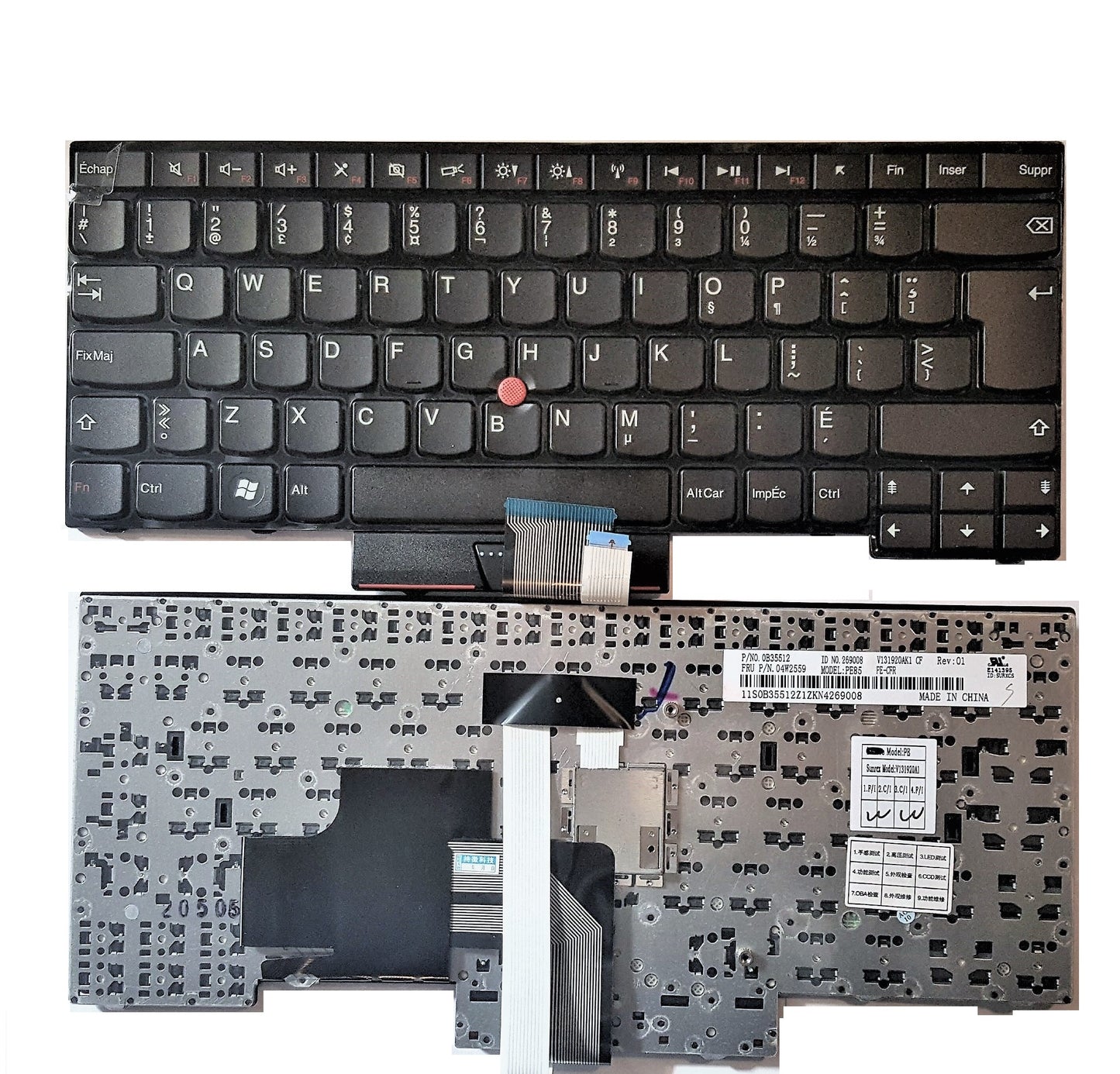Lenovo Keyboard CF CA ThinkPad E430 E435 E445 L330 S430 T430U 04W2559