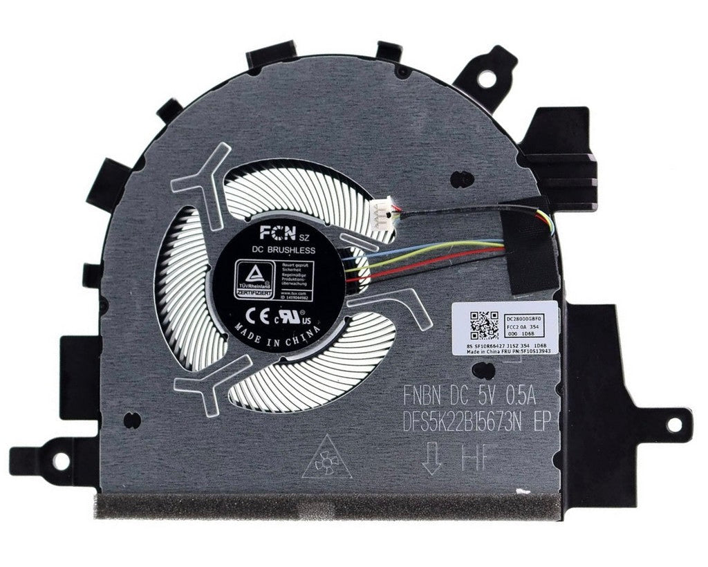 New Laptop CPU Cooling Fan for Lenovo IdeaPad 3-15 3-15ADA6 82KR 3-15ABA7 82RN 3-15ALC6 82KU 3-15IAU7 82RK 3-15ITL6 82H8 3i Gen 6 V15 G2-ITL 82KD G2-ALC 82KB G3-ABA 82TV G3-ACL 21A4 G3-IAP 82TT G4-IRU G4-IAH 5F10S13942 5F10S13943 5F10S13944 5F10S14010 5F10S14008 5F10S14009 5F10S14011 DC28000GBD0 DC28000GBF0 DC28000GBS0 DC28000HPF0 EG50060S1-1C050-S9A DFS5K22B15673N FNBN FPCY 5F10S13941 DC5V