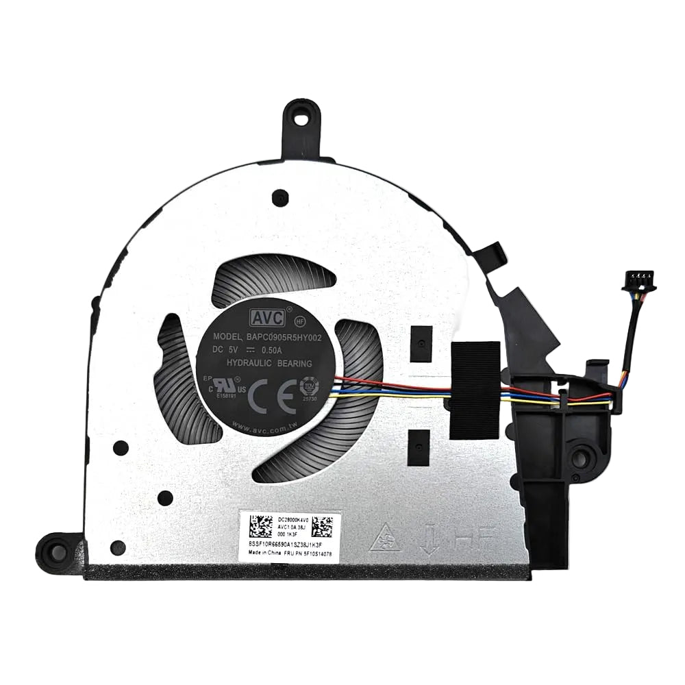 New Laptop CPU Cooling Fan for Lenovo IdeaPad Slim 3 14IRU8 82XA 15ABR8 15AMN8 15IAH8 15IAN8 15IRH8 15IRU8 16ABR8 16IAH8 16IRH8 16IRU8 5F10S14072 DC28000K4D0 DC28000K4V0 DC28000K3V0 NS85C75-22F28 BAPC0905R5HY002 BAPC0805R5HY004 5F10S14078 5F10S14077 DC5V