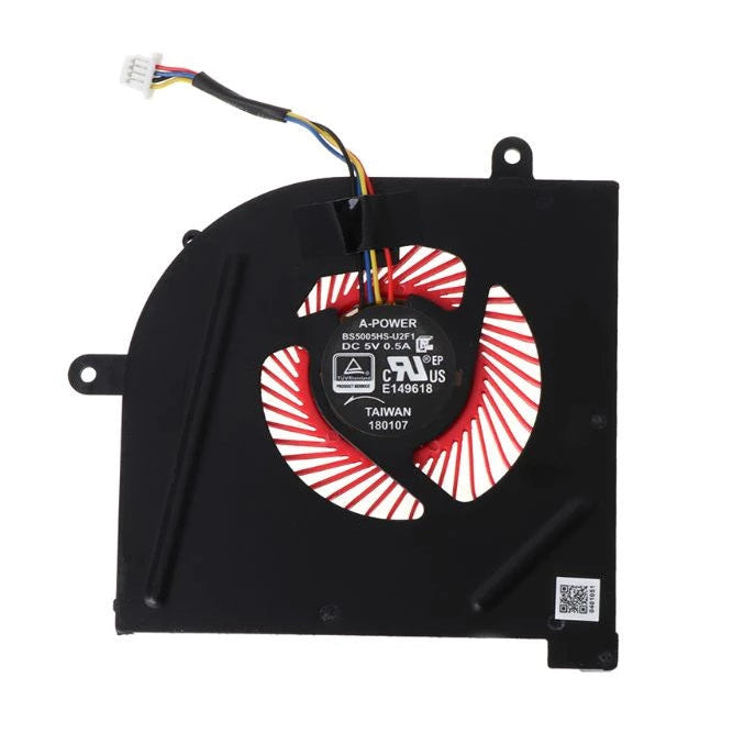 New Laptop CPU Cooling Fan for MSI Stealth Pro GS63 GS63VR GS73 GS73VR MS-16K2 MS-16K3 MS-17B1 MS-17B2 BS5005HS-U2F1 MS16K2 MS16K3 MS17B1 MS17B2
