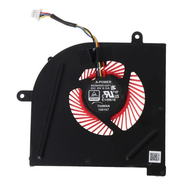 New Laptop CPU Cooling Fan for MSI Stealth Pro GS63 GS63VR GS73 GS73VR MS-16K2 MS-16K3 MS-17B1 MS-17B2 BS5005HS-U2F1 MS16K2 MS16K3 MS17B1 MS17B2