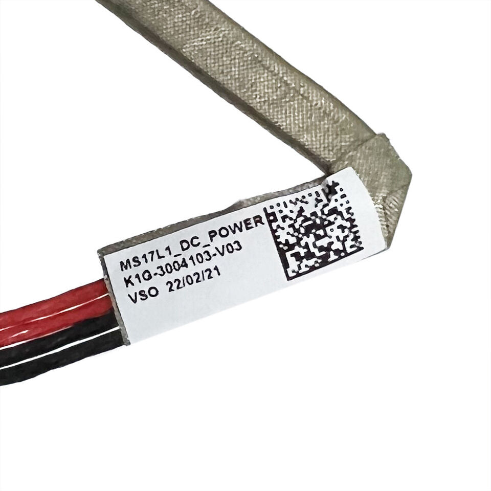New Laptop DC In Power Jack Charging Port Connector Cable for MSI Katana GF76 11UE 11UEK 11UG Crosshair 17 A11UCK A11UDK A11UEK MS-17L1 MS-17L2 MS-17L5 MS17L1 MS17L2 MS17L5 K1G-3004103-V03 K1G-3004102-H39