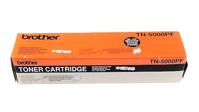 New Toner Cartridge OEM Genuine for Brother MFC-4300 4450 4550 4600 4660 6550 6650 7550 7650 7750 FAX2600 2750 3550 3650 3750 Laser Printer TN-5000PF