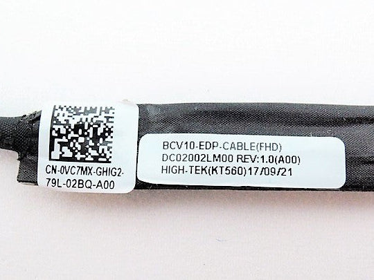 New Laptop LCD LED EDP Display Video Screen Cable for Dell Inspiron 15 15R 7000 7566 7577 15-7000 15-7566 15-7577 DC02002LM00 VC7MX 0VC7MX BCV10 FHD