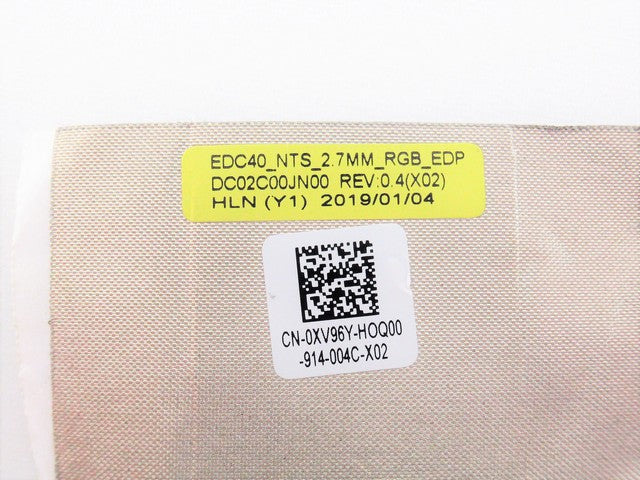 New Laptop LCD LCD LED EDP RGB Non-Touch Screen Display Video Flex Cable for Dell Latitude 7400 E7400 DC02C00JN00 XV96Y 0XV96Y EDC40