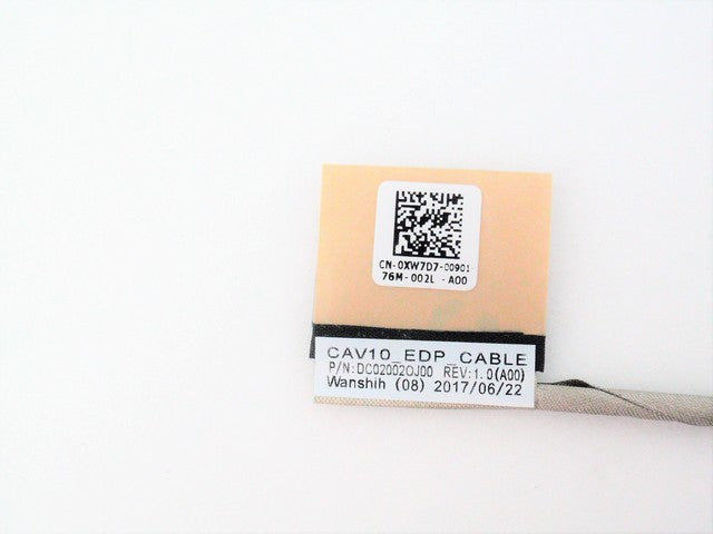 Dell XW7D7 LCD EDP Display Cable NTS Chromebook 11 3180 3189 0XW7D7