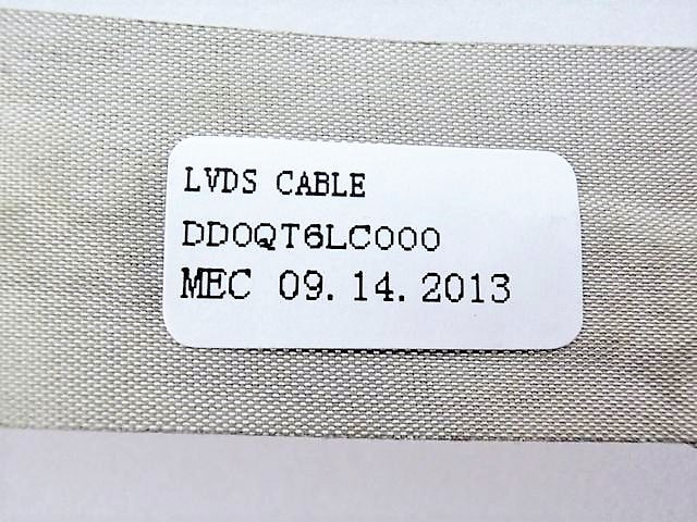 HP 493020-001 LCD Cable Pavilion DV5 DV5-1000 DV5-1100 DD0QT6LC000