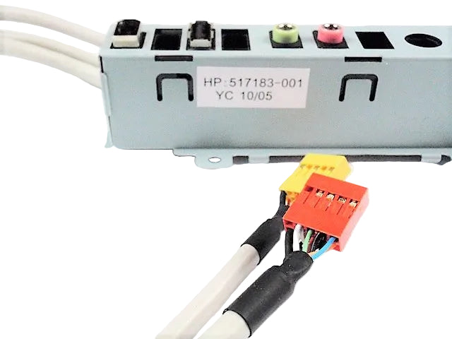 New USB 1394 Audio Front Jacks Ports for HP Pavilion Elite HPE Series Desktop Computer 517183-001
