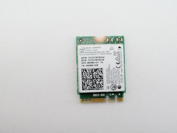 Intel 7265NGW Dual Band Wireless-N WLAN WiFi Bluetooth 4.0 300Mbps