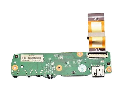 Laptop USB Port Card Reader Audio Jack Button Board with Cable for Lenovo Flex 3-1130 80LY 3005-01681 F12-151021-T-01 5C50K13630