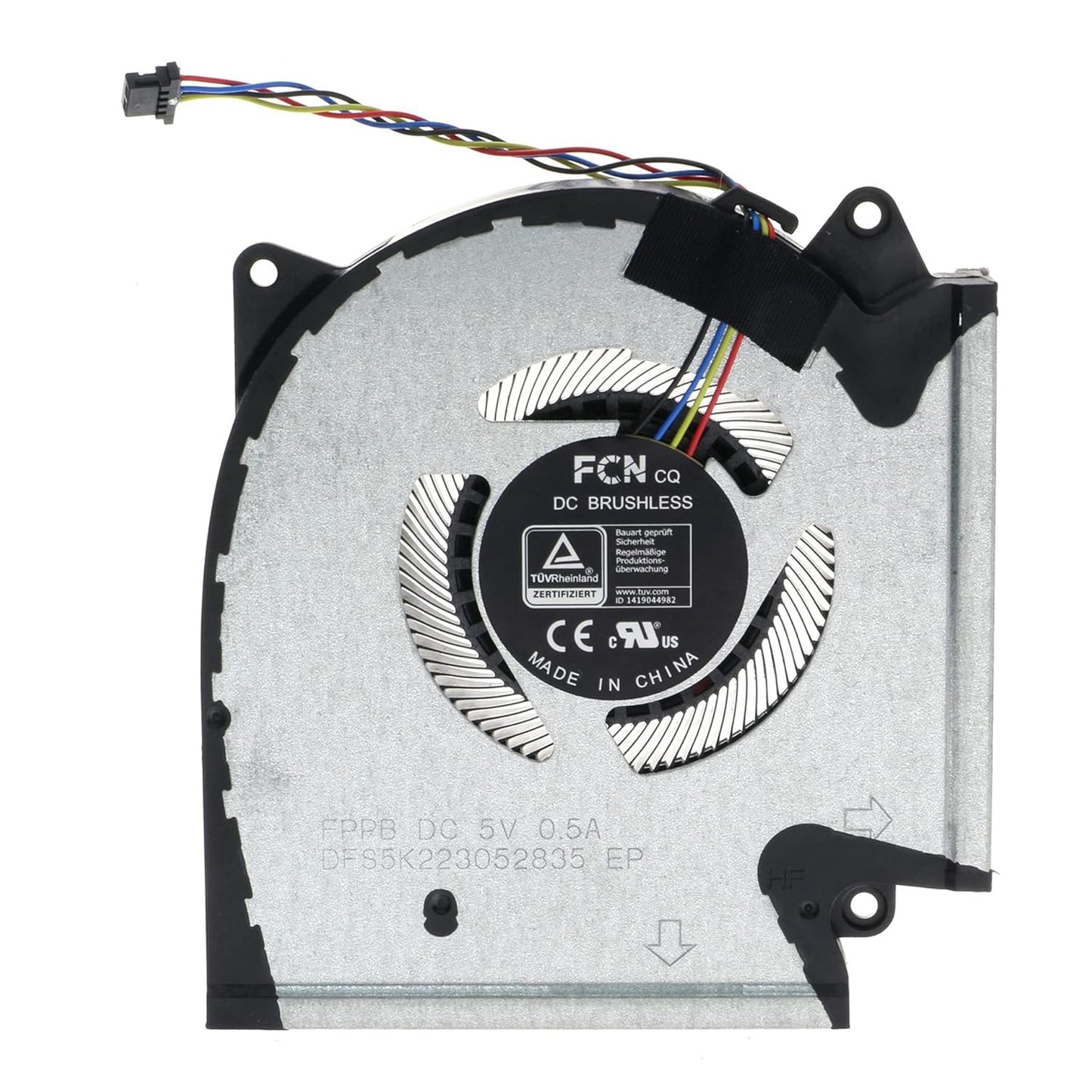 New Laptop GPU Cooling Fan for ASUS ROG Strix G513IC G713IE G713IH G713QC G713QE 13NR0510P02011 13NR0510P02021 6033B0111601 6033B0094201 NS85C59-20G05 DFS5K223052835 FNAD FPPB DC5V (Not 12V)