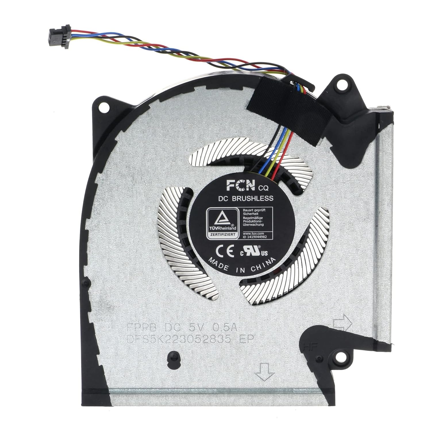 New Laptop GPU Cooling Fan for ASUS ROG Strix G513IC G713IE G713IH G713QC G713QE 13NR0510P02011 13NR0510P02021 6033B0111601 6033B0094201 NS85C59-20G05 DFS5K223052835 FNAD FPPB DC5V (Not 12V)
