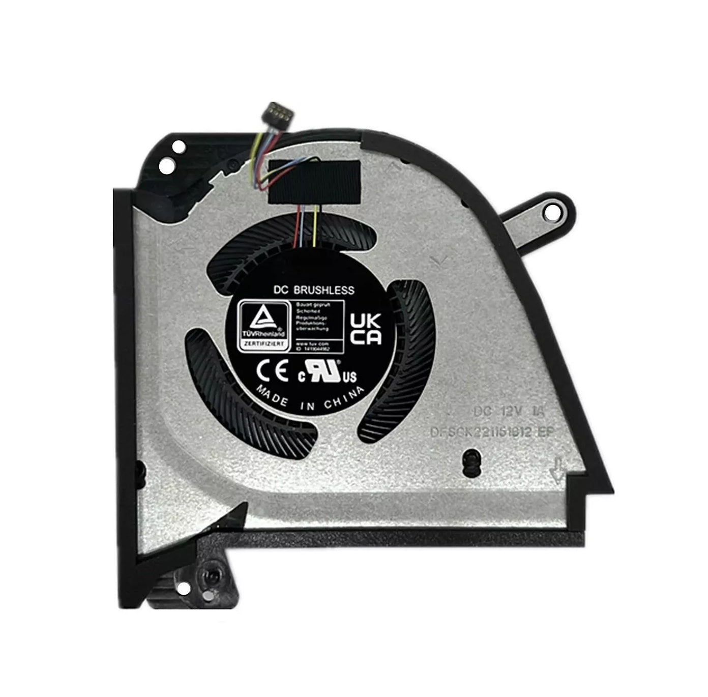 New Laptop GPU Cooling Fan for ASUS ROG Fantasy 15 16 Zephyrus G15 GA503 GA503R GA503RM GA503RS GA503RW GA503RX UX325SA UX325UA 13NR0800T04011 DQ5DC87G001 DFSCK221151812 FPPQ GPU Graphics Video VGA Cooling Fan DC12V (Not 5V)