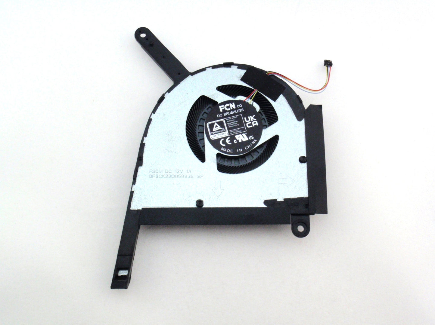 New Laptop CPU Cooling Fan for ASUS TUF Gaming A15 FA507RM FA507RR A17 FA707RM FA707RR FA707RW F15 FX507ZI FX507ZM FX507ZR FX507ZU FX507ZV F17 FX707ZM FX707ZR RTX3060 RTX3070 13NR09F0T01011 13NR09F0T01111 DFSCK22D05883 FP88 DQ5DC81F000 3A DQ5DC81F003 3A DC12V