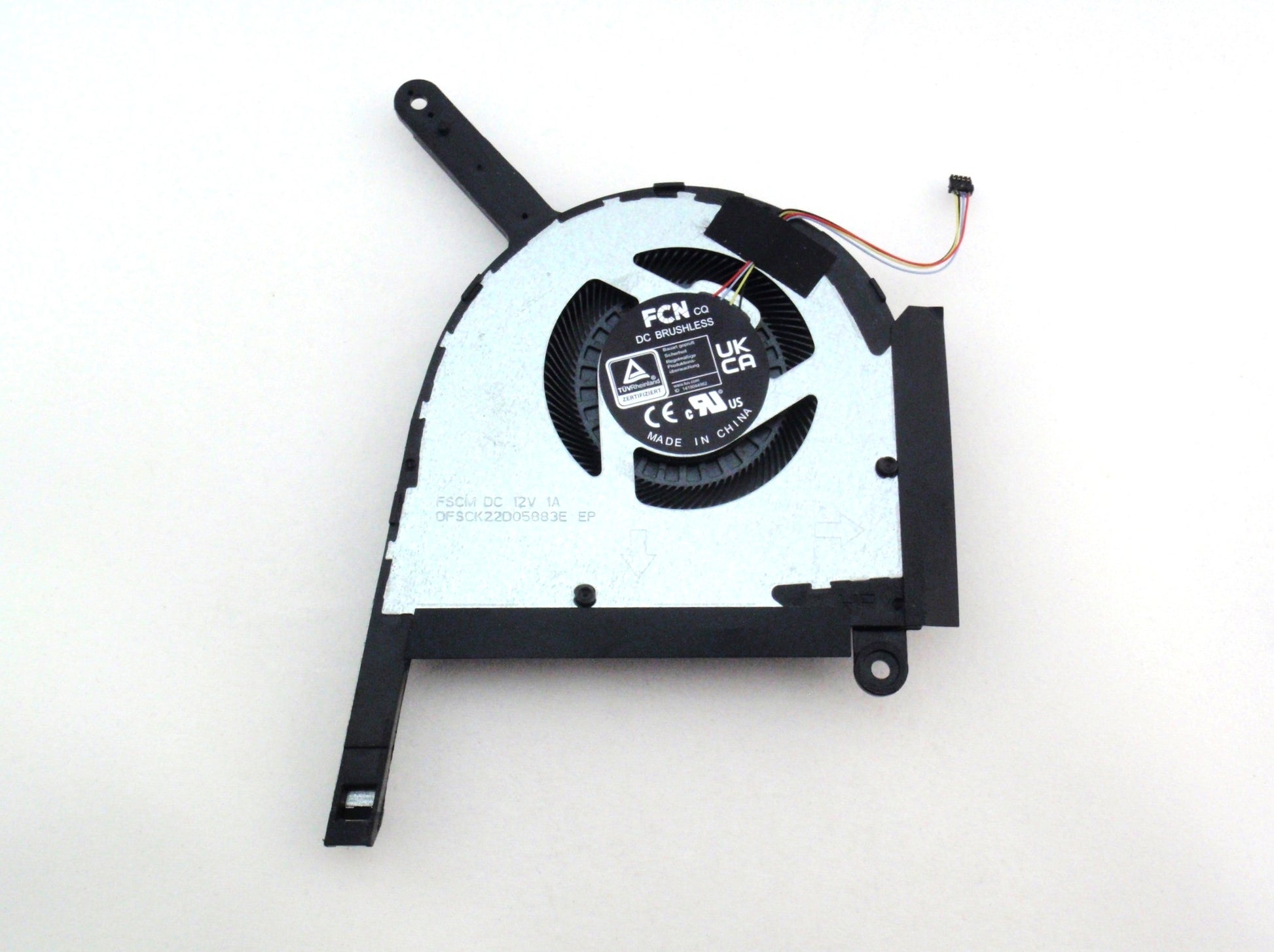 New Laptop CPU Cooling Fan for ASUS TUF Gaming A15 FA507RM FA507RR A17 FA707RM FA707RR FA707RW F15 FX507ZI FX507ZM FX507ZR FX507ZU FX507ZV F17 FX707ZM FX707ZR RTX3060 RTX3070 13NR09F0T01011 13NR09F0T01111 DFSCK22D05883 FP88 DQ5DC81F000 3A DQ5DC81F003 3A DC12V