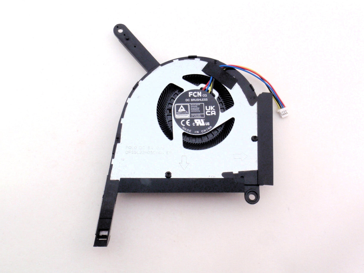New Laptop CPU Cooling Fan for ASUS TUF Gaming A15 FA507R FA507RC FA507RE A17 FA707R FA707RC FA707RE F15 FX507Z FX507ZC FX507ZE F17 FX707Z FX707ZC FX707ZE 13NR09M0T02011 6033B0122501 DFS5K22B05673J FP82 DQ5D581F000 3A 13NR09M0T01011 CPU Processor Cooling Fan DC5V