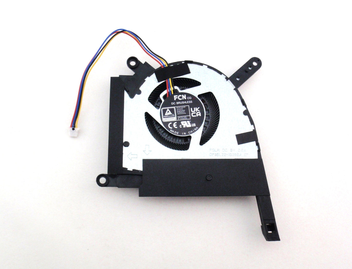 New Laptop GPU Cooling Fan for ASUS TUF Gaming A15 FA507R FA507RC FA507RE A17 FA707R FA707RC FA707RE F15 FX507Z FX507ZC FX507ZE F17 FX707Z FX707ZC FX707ZE DFS5L32G16486J FP83 DQ5D581F001 2B DC5V 13NR09M0T03011 GPU Graphics Video VGA Cooling Fan