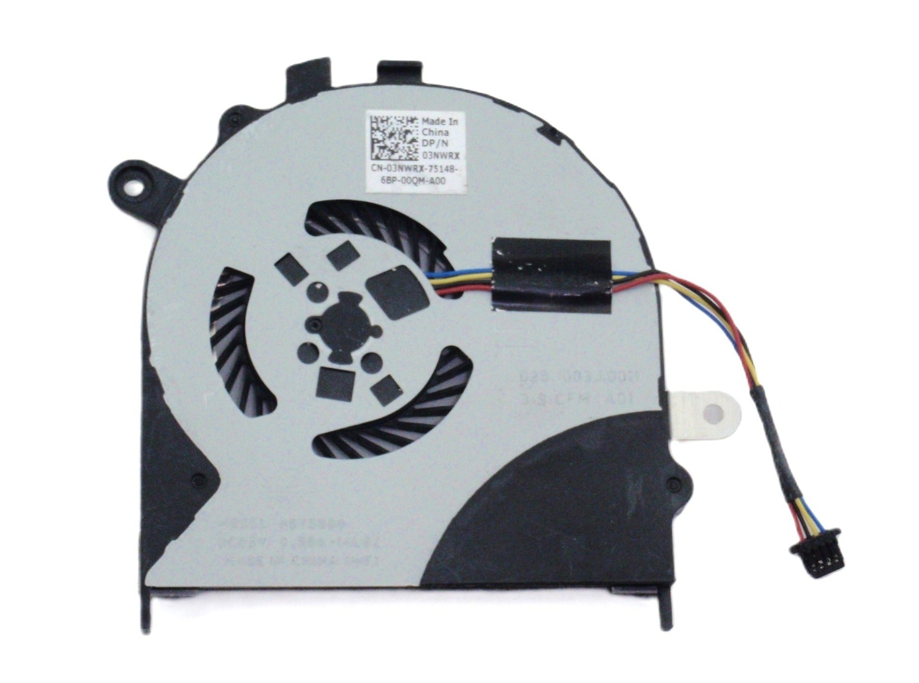 Dell CPU Cooling Fan 03NWRX Inspiron 17 7558 7568 17-7558 17-7568 023.1003J.0001 DW2RJ FN0565-SP084P2BL 3NWRX