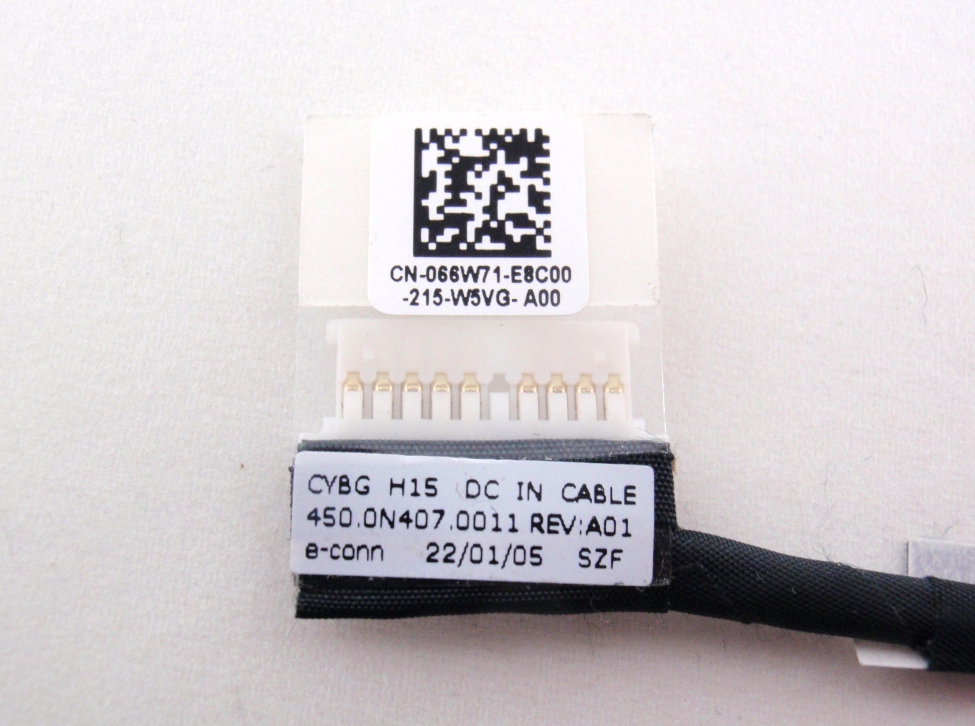 New Laptop DC In Power Jack Charging Port Connector Socket Cable for Dell Precision 7510 Vostro 7510 450.0N407.0011 066W71 66W71