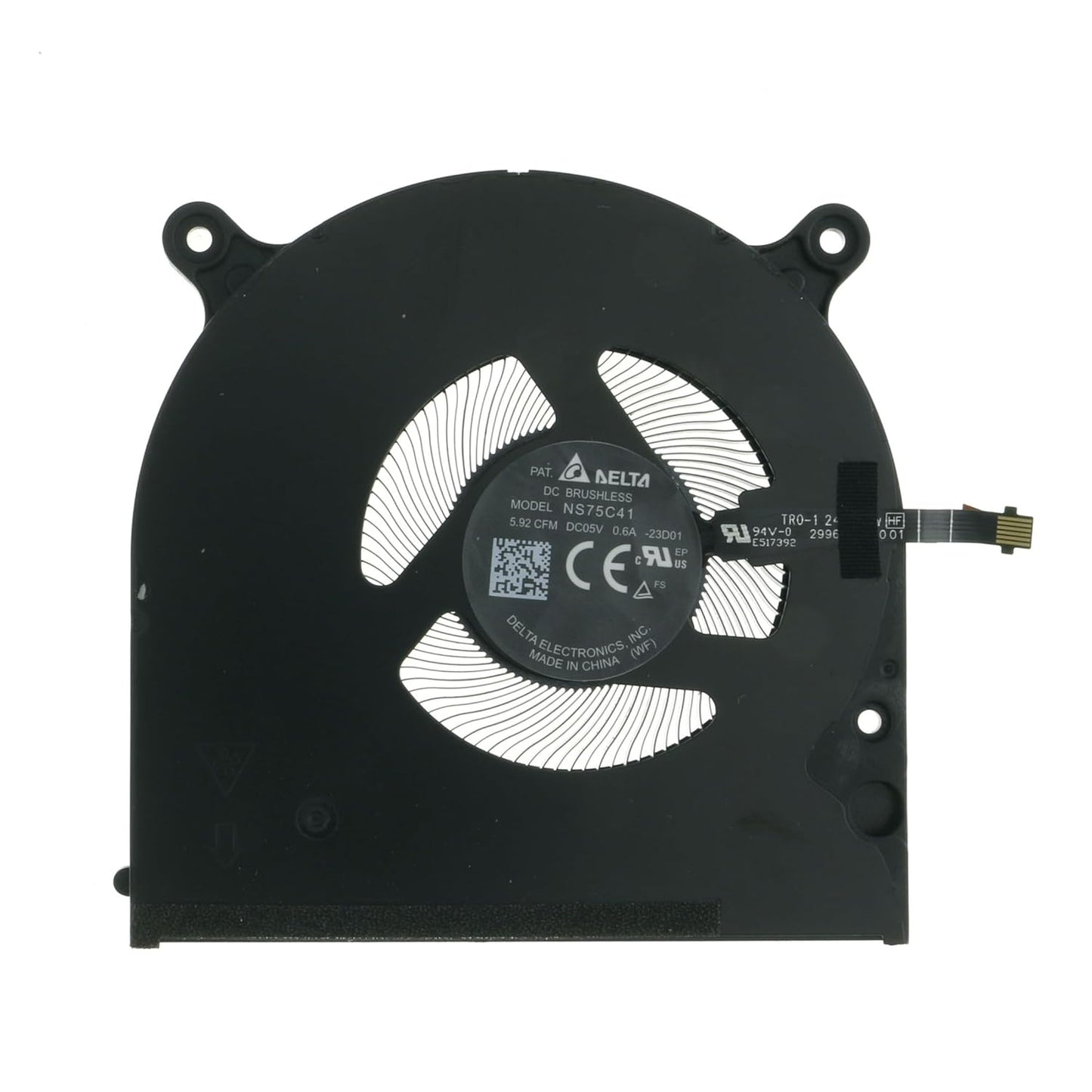 Dell GPU Cooling Fan DC5V for XPS 16 9640 - JTNN3 0JTNN3 NS75C41-23D01