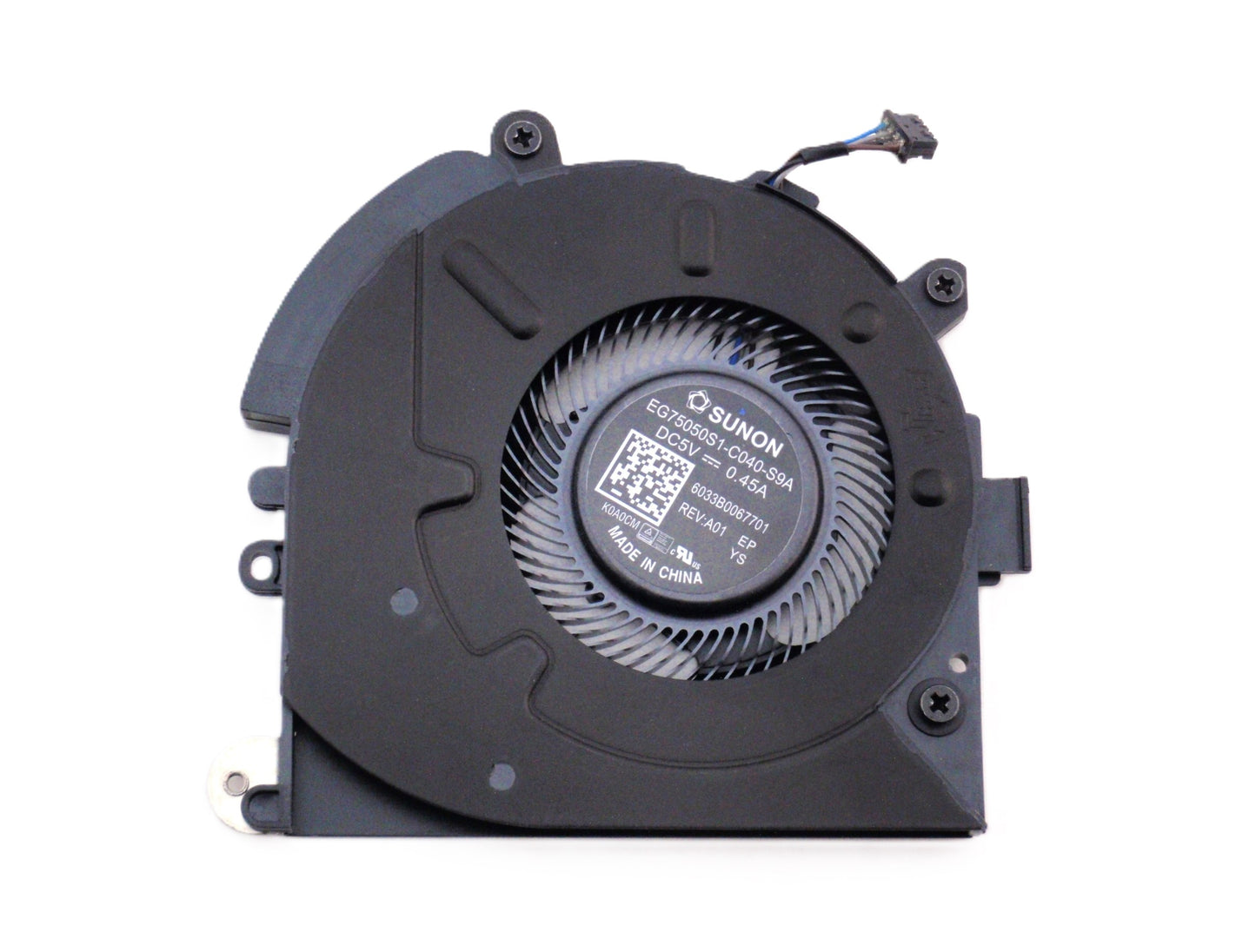 New Laptop CPU Cooling Fan for HP EliteBook 730 735 830 835 836 G5 L60624-001 6033B0057601 6033B0057701 6033B0067701 6033B0068801 EG75050S1-C040-S9A NS85C07-17D04 NS85C07-18J10 DFS481305MC0T FJN5 L13679-001 EliteBook 730G5 735G5 830G5 835G5 836G5