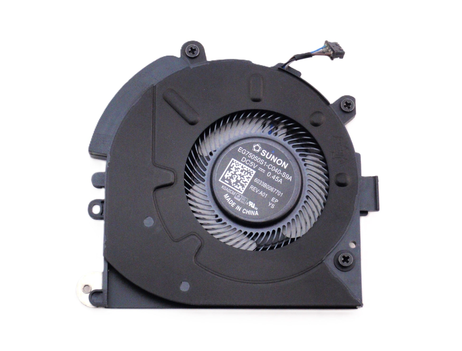 New Laptop CPU Cooling Fan for HP EliteBook 730 735 830 835 836 G5 L60624-001 6033B0057601 6033B0057701 6033B0067701 6033B0068801 EG75050S1-C040-S9A NS85C07-17D04 NS85C07-18J10 DFS481305MC0T FJN5 L13679-001 EliteBook 730G5 735G5 830G5 835G5 836G5