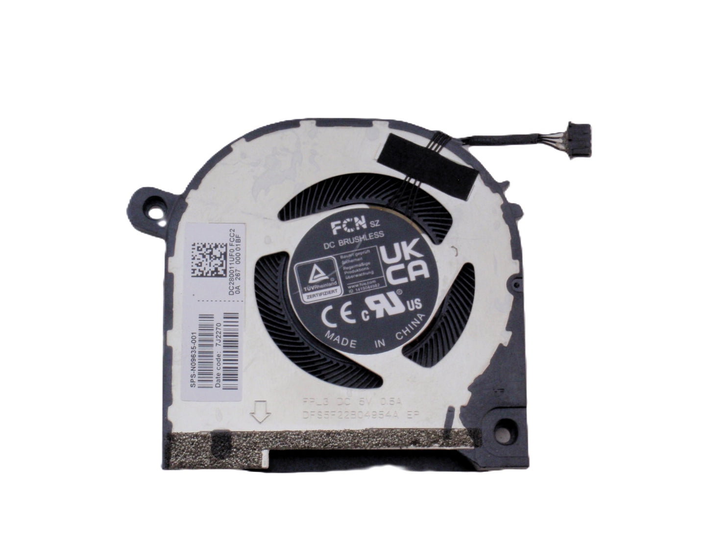 HP CPU Cooling Fan for Envy x360 15-EW 15-EY N09635-001 N09631-001 New