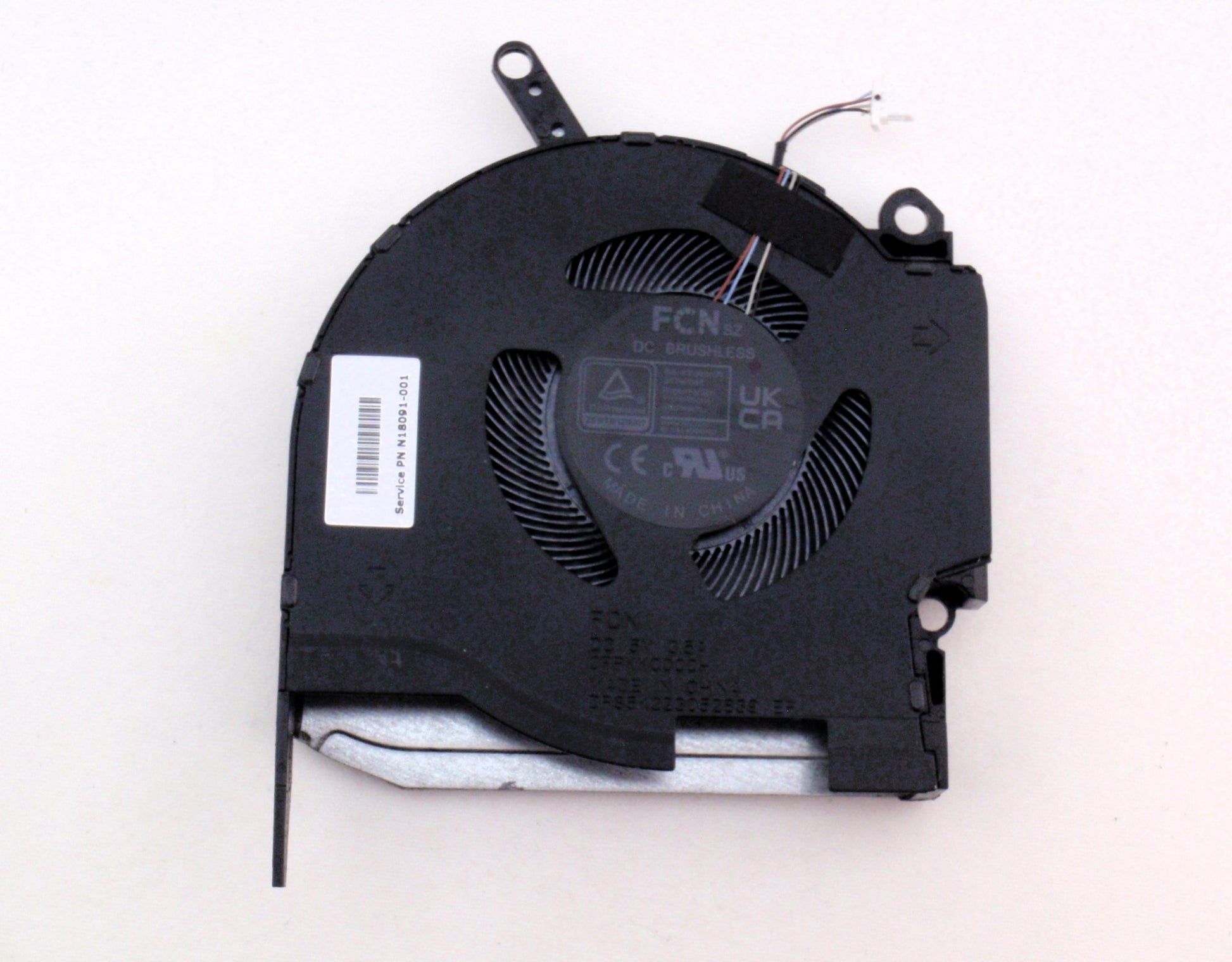 New Laptop GPU Cooling Fan for HP Omen 15-K 15-N Gaming N18091-001 N14086-001 NS75C06-21J22 DFS5K223052839 0FPKK0000H N18089-001 GPU Graphics VGA Video Cooling Fan DC5V (Not 12V) RTX3050/RTX3050ti GPU Only