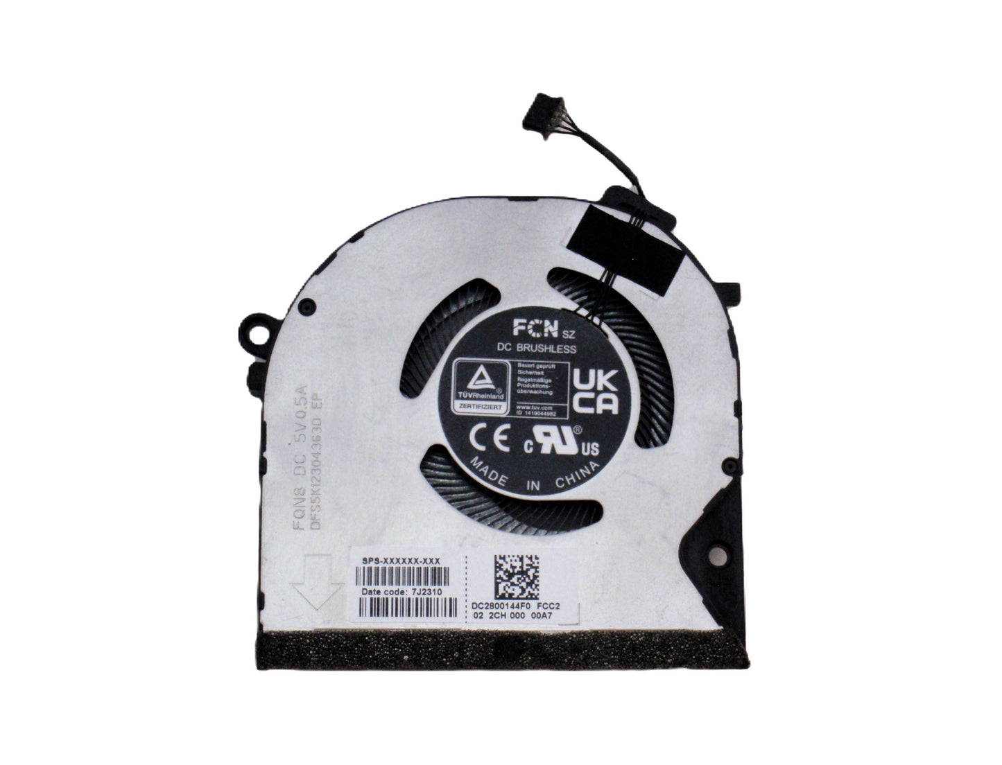 New Laptop Cooling Fan for HP Envy X360 15-FE 15-FH 15Z-FH 2-in-1 TPN-C165 TPN-C166 N49281-001 DC2800144F0 DC280015QS0 DC280015TS0 EG50050S1-CM60-S9A EG50050S1-CM61-S9A DFS5K123043630 FQN8 N47948-001 DC5V