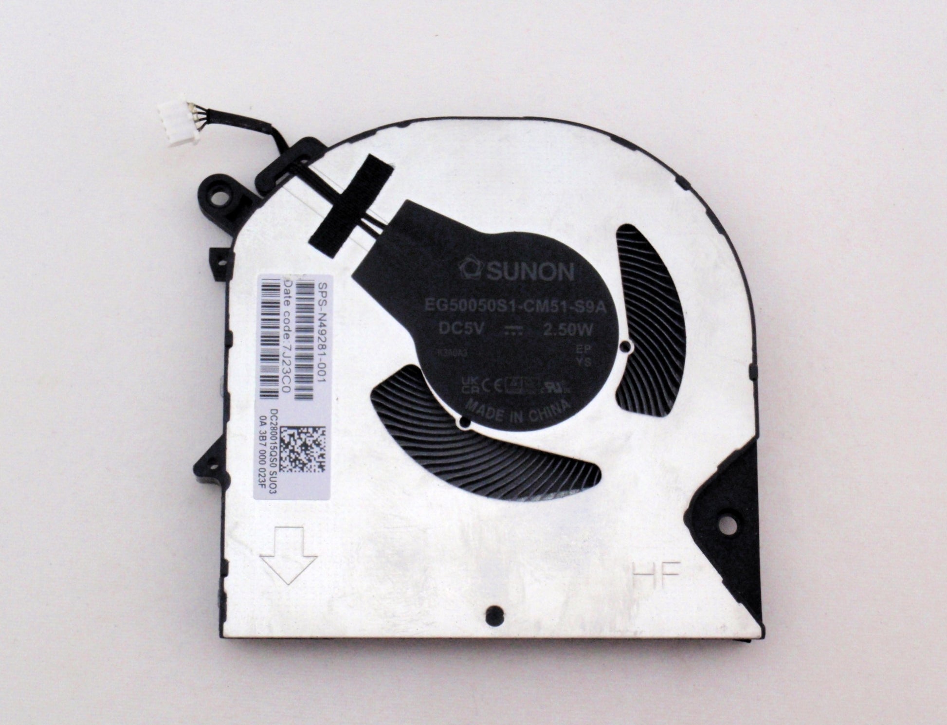 New Laptop Cooling Fan for HP Envy X360 15-FE 15-FH 15Z-FH 2-in-1 TPN-C165 TPN-C166 EG50050S1-CM50-S9A EG50050S1-CM51-S9A DC2800141S0 DC280015RS0 DC280015SS0 N49282-001 DC5V