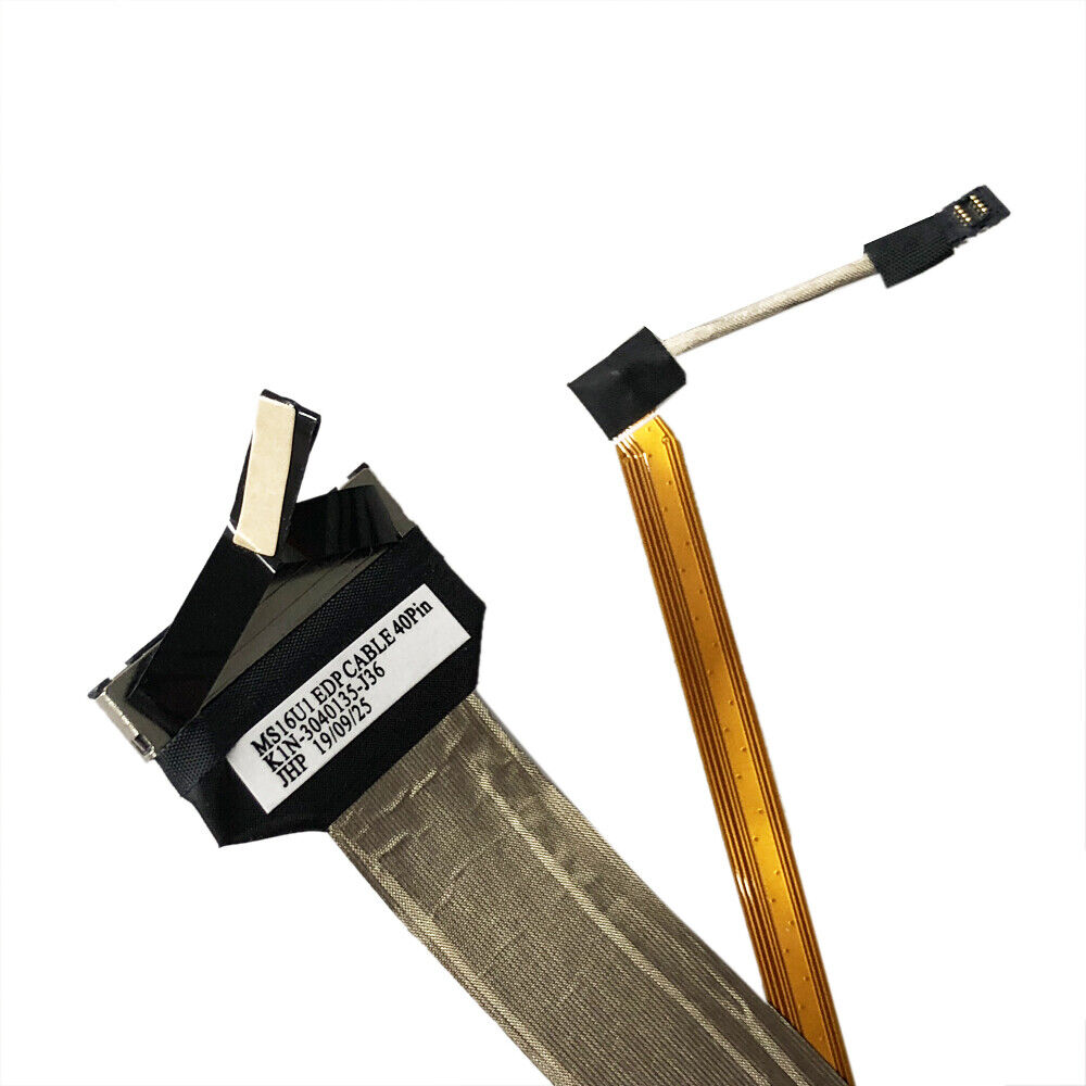 New Laptop LCD LED LVDS EDP Display Video Screen Cable for MSI GE65 GL65 GP65 Leopard 10SDR WE65 MS16U1 MS16U4 MS-16U1 MS-16U4 K1N-3040135-J36 K1N-3040186-H39 4K 144Hz 40-Pin