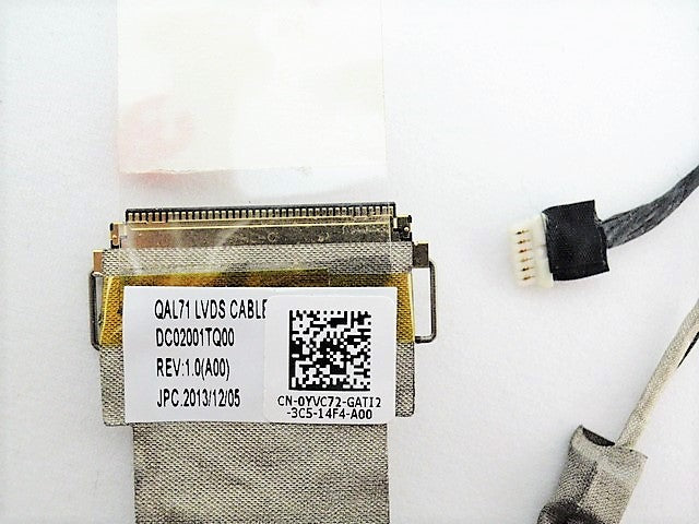 Dell Laptop LCD Display Cable for Latitude E6430S DC02001TQ00 YVC72 0YVC72 New LCD LED LVDS Display Video Screen Cable QAL71