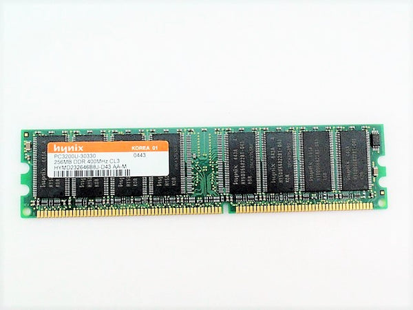 Hynix HYMD232646B8J-D43 Memory RAM DIMM 256MB PC3200U 400Mhz CL3