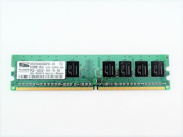 Promos V916764K24QAFW-E4 Memory RAM 512MB DIMM PC2-4200U 533Mhz