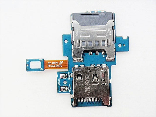 Samsung I9070 Micro SD SIM Card Reader Holder Socket Slot Flex Cable