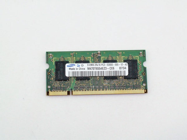 Samsung M470T6554EZ3-CE6 512MB Laptop Memory SODIMM PC2-5300S 2RX16